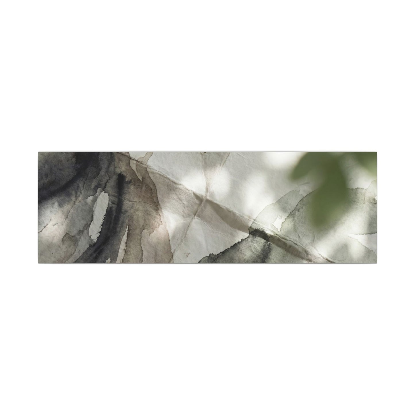 Spring Paper Fold Watercolor Canvas Art | Warm Decor