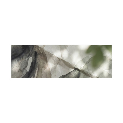 Spring Paper Fold Watercolor Canvas Art | Warm Decor