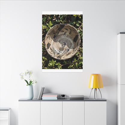 Elegant Ceramic Bowl Canvas Art - Japanese Pattern Japandi