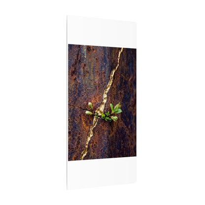 Overcast Rust Patina Canvas Art - Kintsugi Datsuzoku