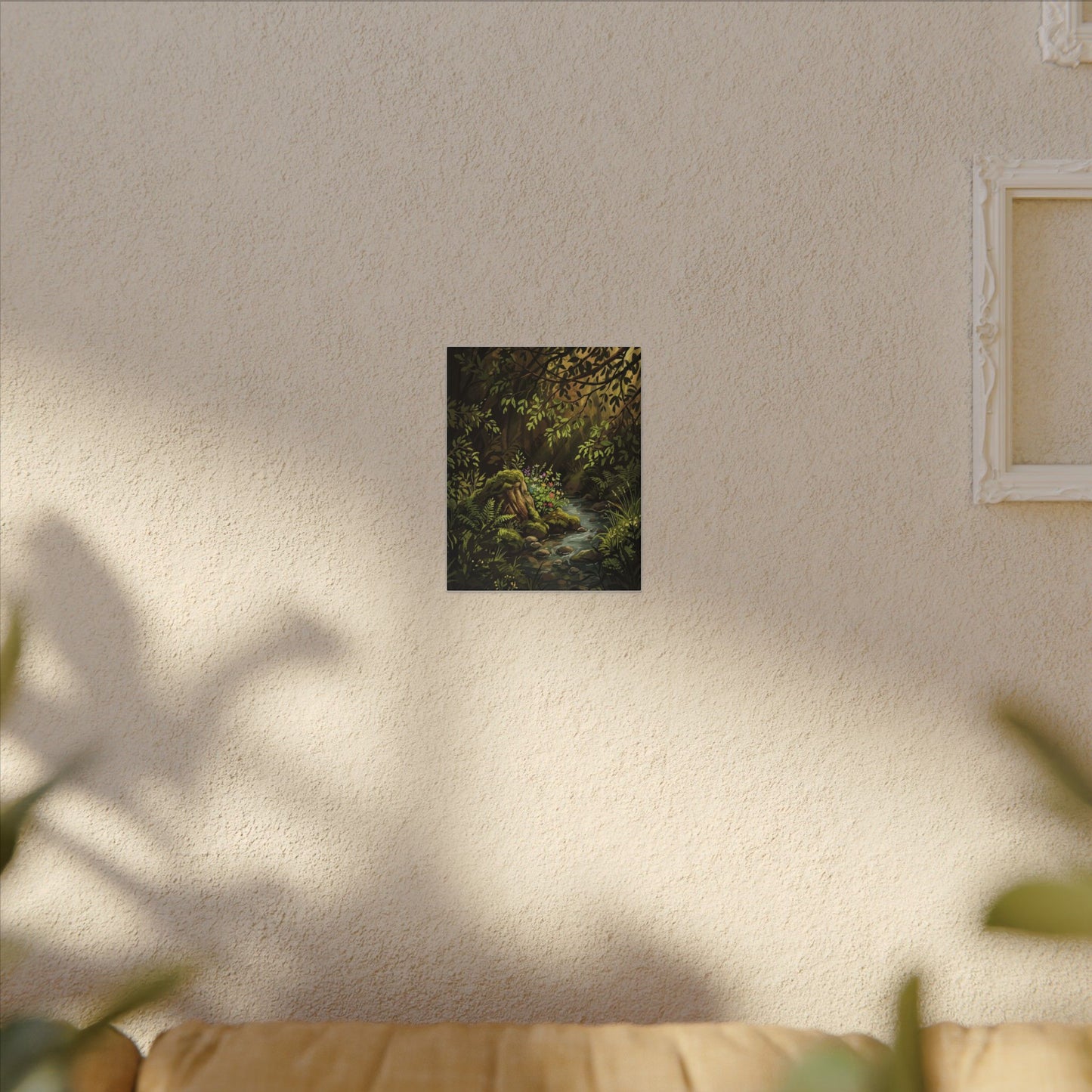 Tea Ceremony Spring Canvas Art | Kintsugi Philosophical Design