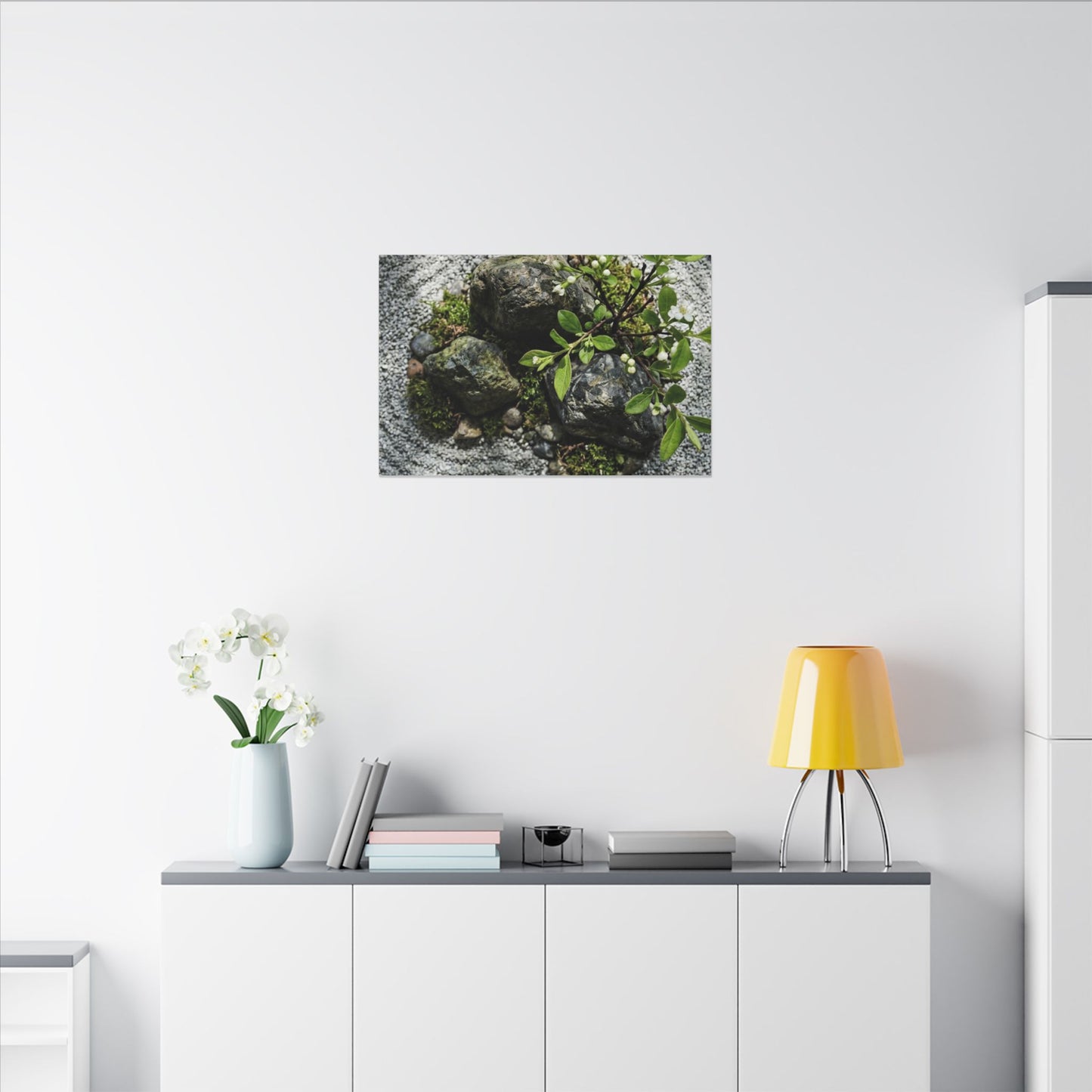 Zen Ceramic Bowl in Dappled | Karesansui Canvas Art
