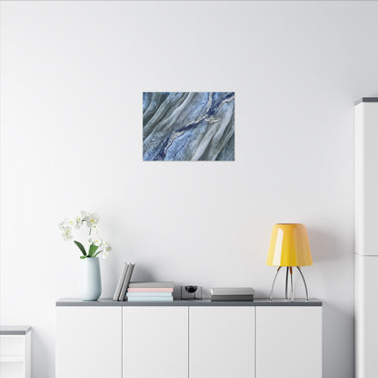 Moonlight Silk Drape Canvas Art - Japandi Mono No Aware