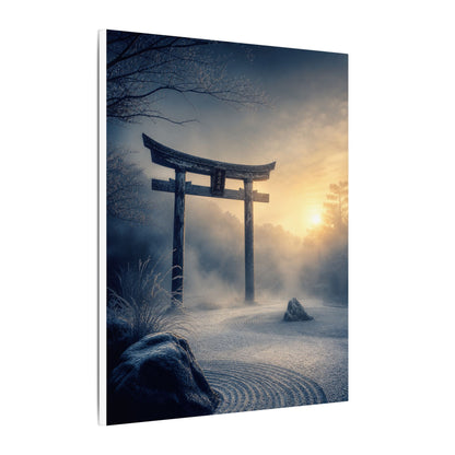 Zen Torii Gate in Golden Hour | Karesansui Canvas Art