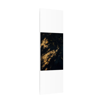 Moody Shadow Play Canvas Art - Moody Minimal Dark Japandi