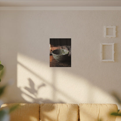 Ceramic Bowl Spring Canvas Art | Japandi Neutral Design