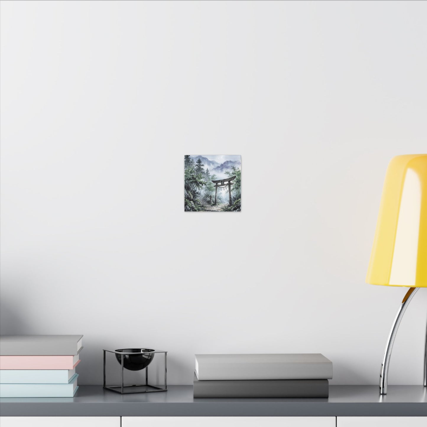Moonlight Torii Gate Canvas Art - Zen Fukinsei