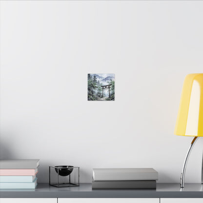 Moonlight Torii Gate Canvas Art - Zen Fukinsei