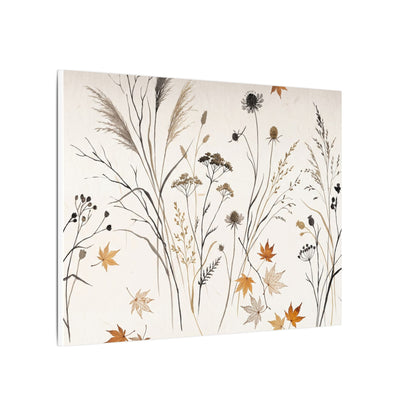 Dawn Dried Flowers Canvas Art - Japandi Kanso