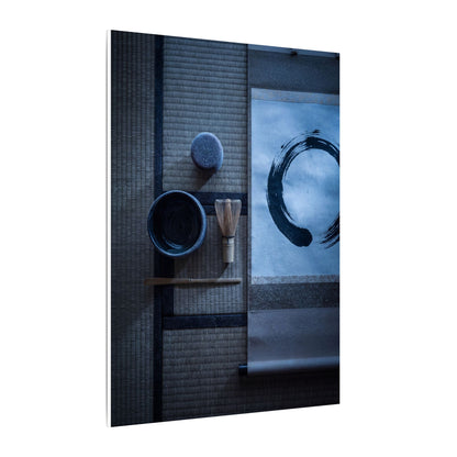 Tea Ceremony Enso Canvas Art | Calm Zen Art