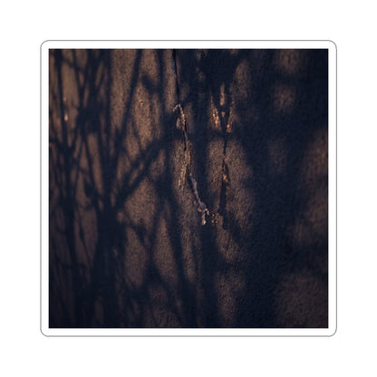 Winter Shadow Play Moody Minimal Sticker | Atmospheric Decor