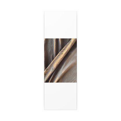 Warm Silk Drape Canvas Art - Japanese Pattern Japandi