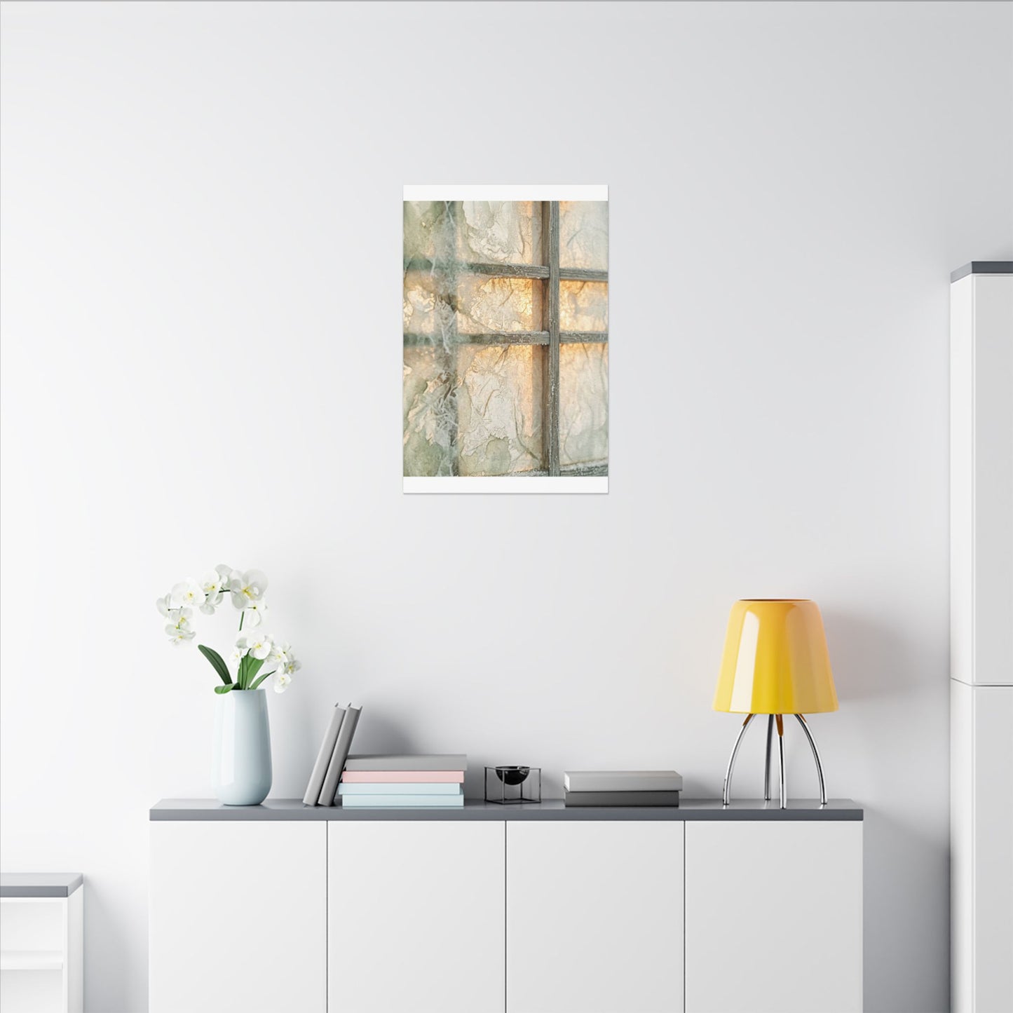 Ceramic Bowl Spring Canvas Art | Japandi Earthy Design