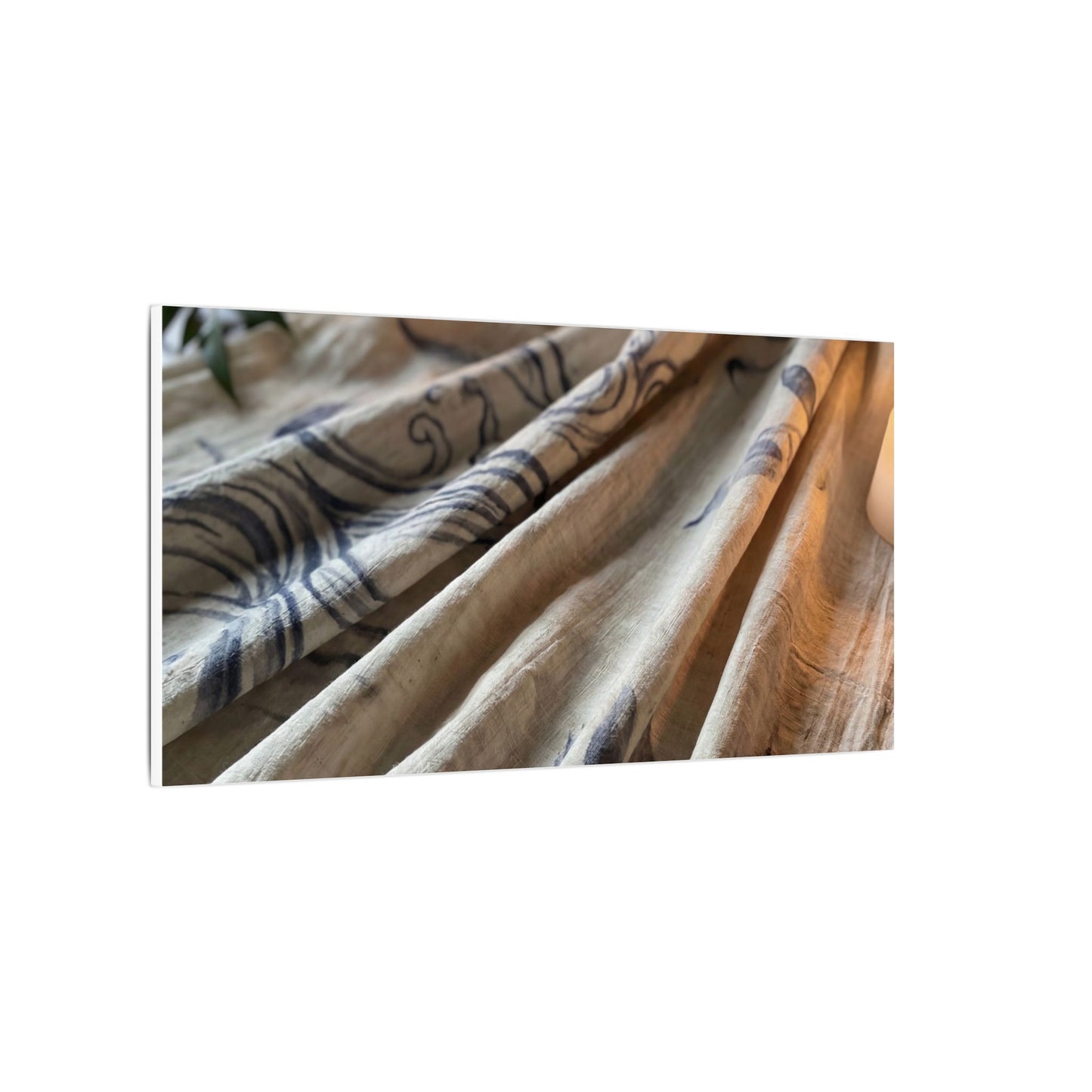 Fukinsei Silk Drape Canvas Art - Japandi Japanese Pattern
