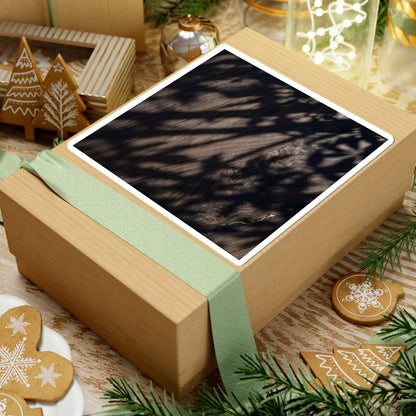 Dark Japandi Shadow Play in Dappled | Shadow Zen Sticker