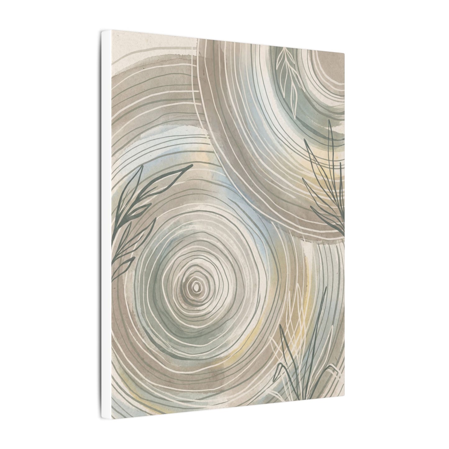 Kanso Water Ripple Canvas Art - Japandi Minimal Line