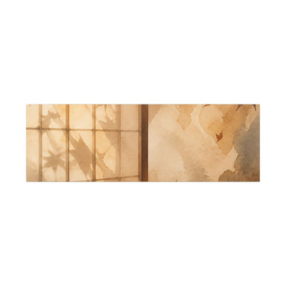 Candlelight Shoji Screen Canvas Art - Japandi Ma