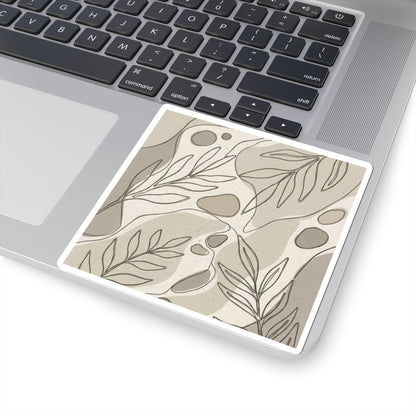 Japandi Minimal Line Sticker Art Print