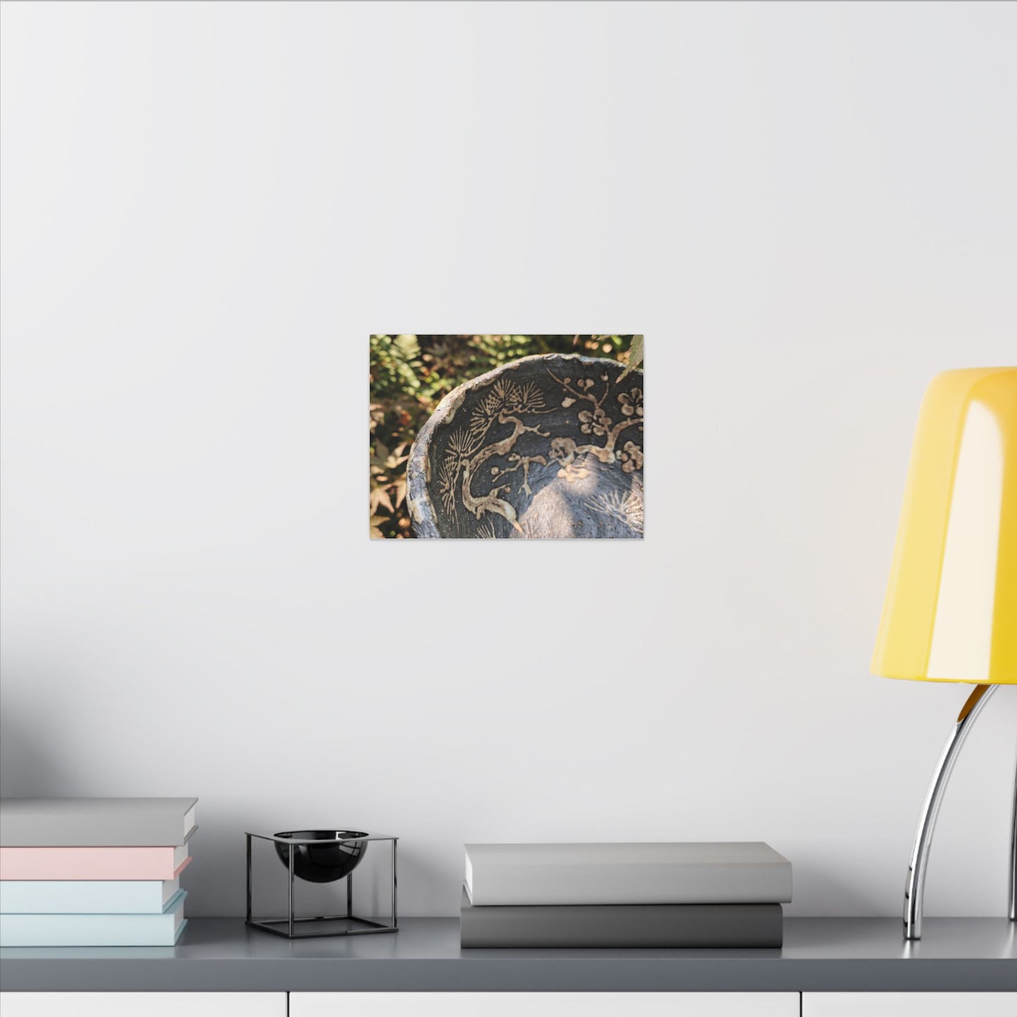 Ceramic Bowl Canvas Art | Summer Japandi Japanese Pattern Art