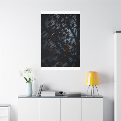 Autumn Shadow Play Shadow Zen Canvas Art | Atmospheric Decor