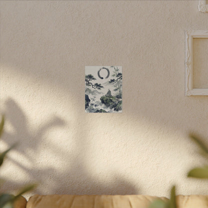 Zen Sumi-e Canvas Art