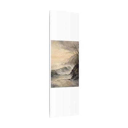 Ocean Wave Spring Canvas Art | Japandi Elegant Design