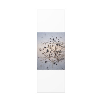 Elegant Dried Flowers Canvas Art - Japanese Pattern Japandi