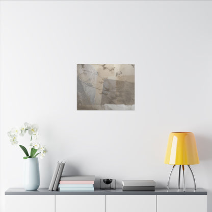 Neutral Shadow Play Canvas Art - Texture Japandi