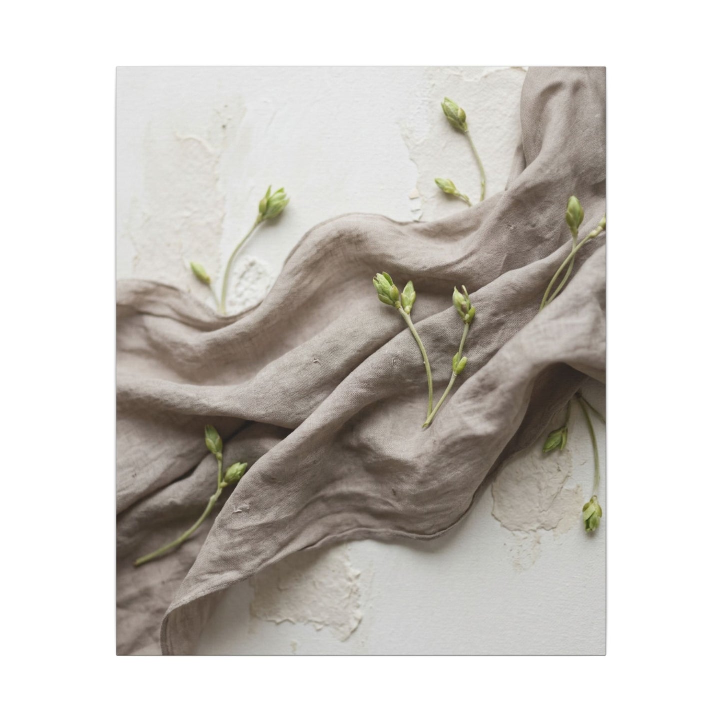 Overcast Silk Drape Canvas Art - Japandi Ma