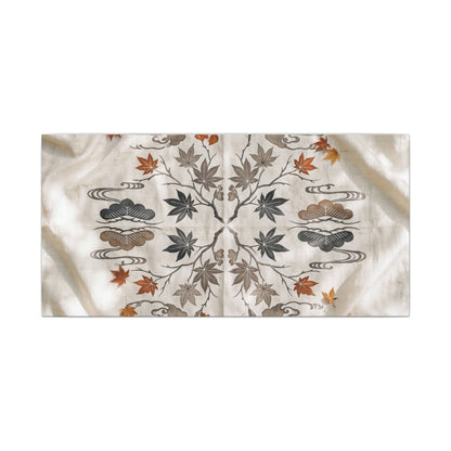 Elegant Silk Drape Canvas Art - Japanese Pattern Japandi
