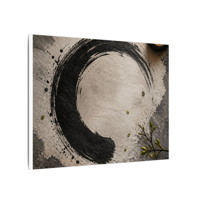 Candlelight Ink Brushstroke Canvas Art - Zen Ma