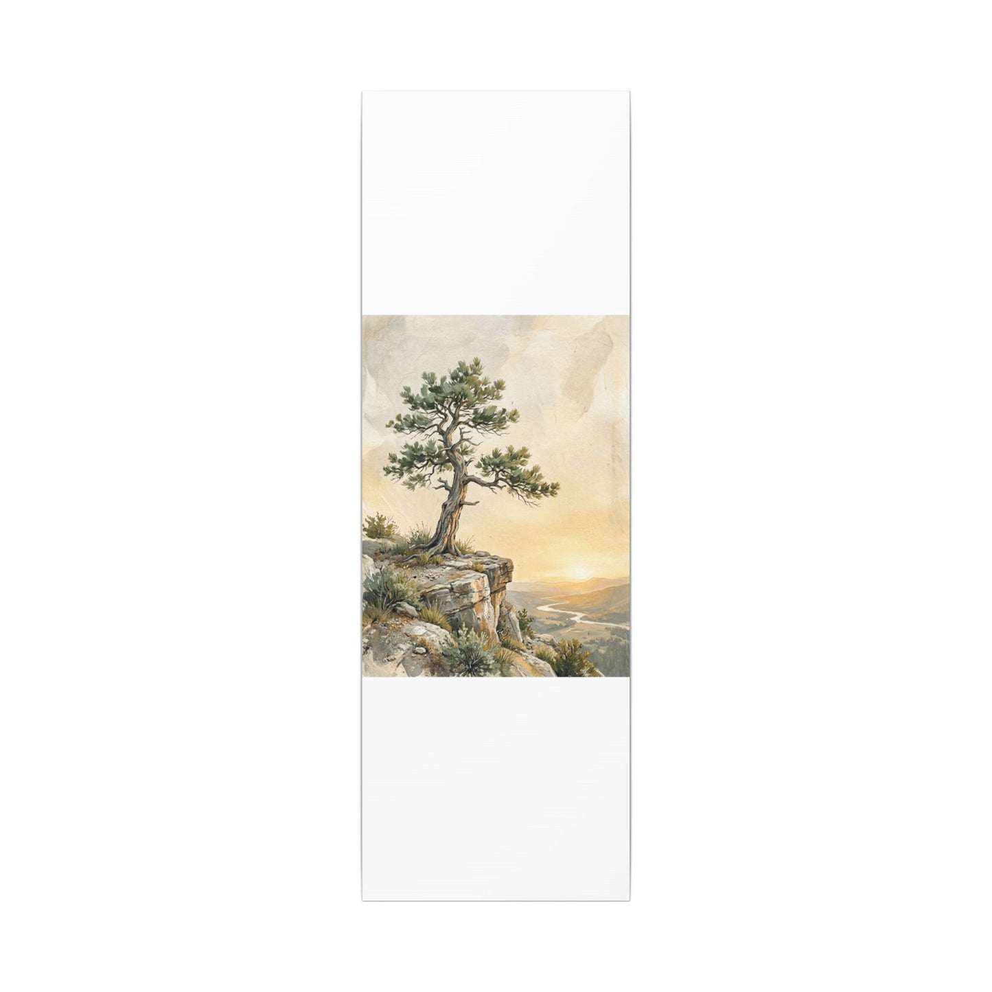 Pine Tree Canvas Art | Summer Japandi Texture Art