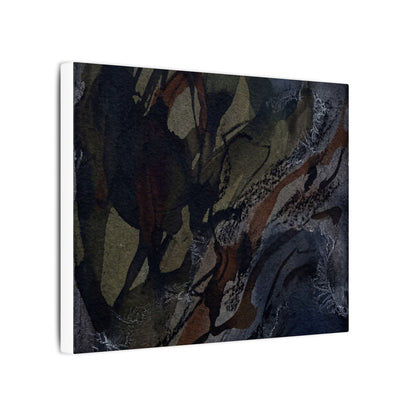 Shadow Play Winter Canvas Art | Dark Japandi Luxurious Design
