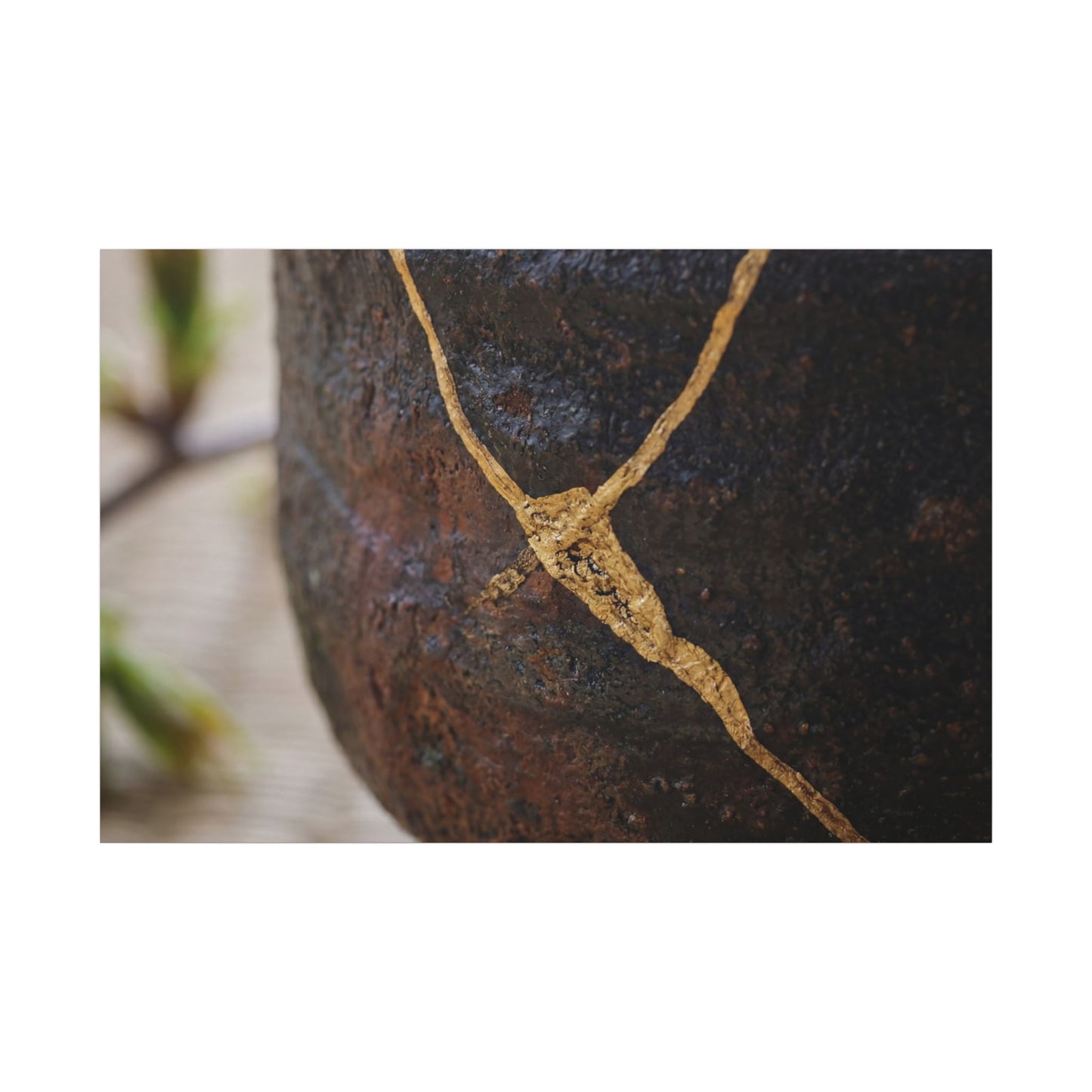 Dawn Tea Ceremony Canvas Art - Kintsugi Mono No Aware