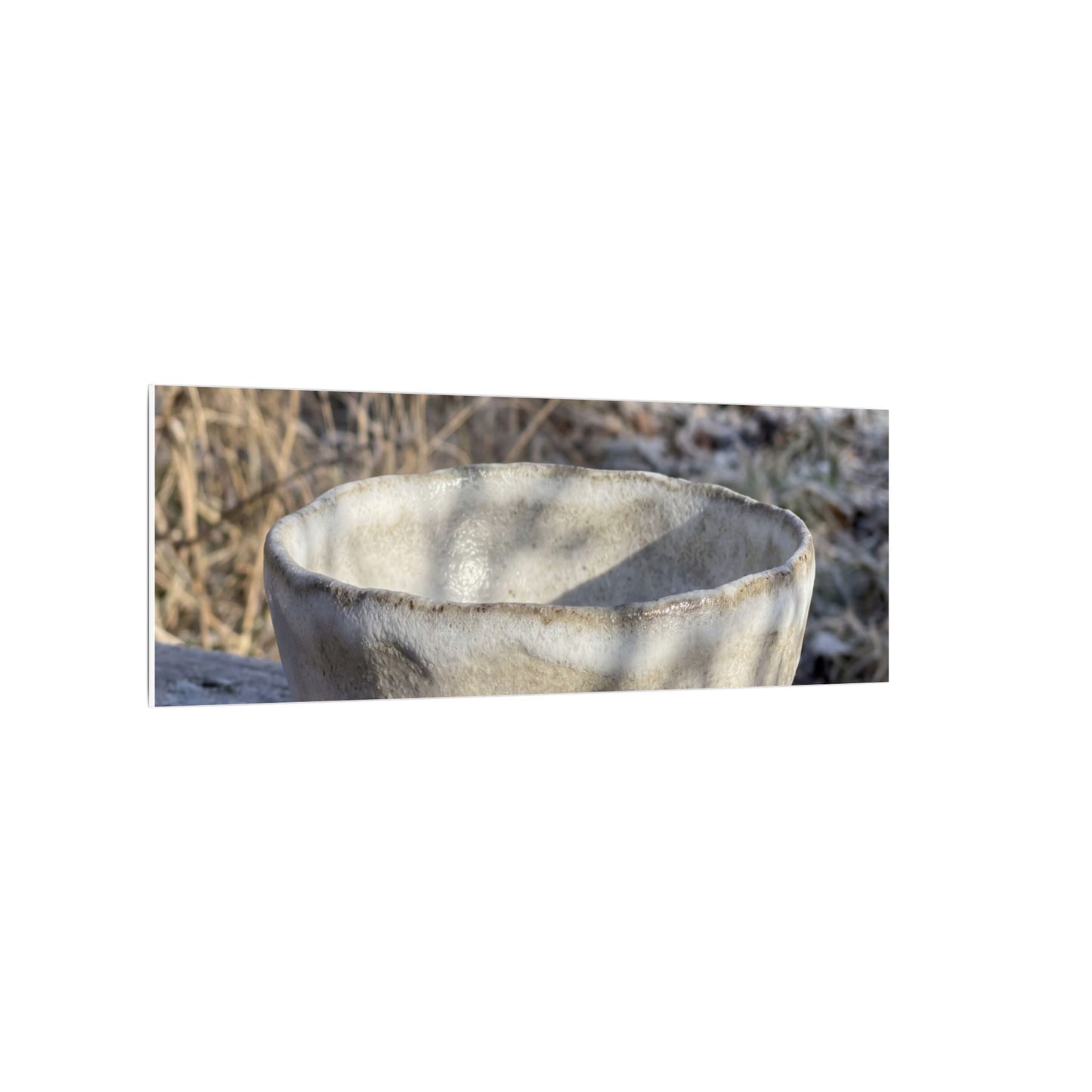 Dappled Ceramic Bowl Canvas Art - Japandi Fukinsei