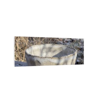 Dappled Ceramic Bowl Canvas Art - Japandi Fukinsei