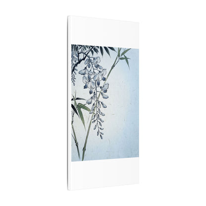Zen Wisteria in Moonlight | Ukiyo E Inspired Canvas Art