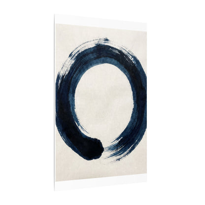 Balanced Meditation Zen Enso Canvas Art
