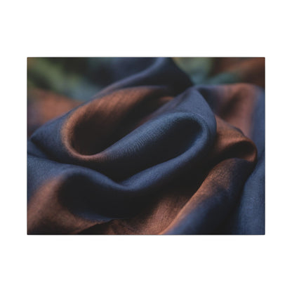 Summer Silk Drape Shadow Zen Canvas Art | Sophisticated Decor