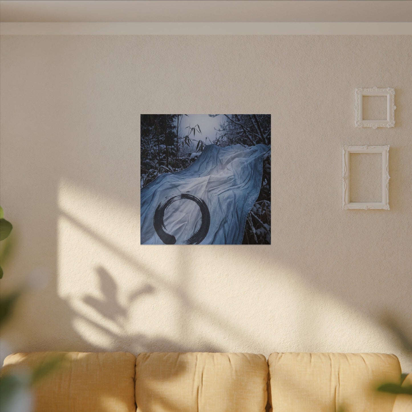 Moonlight Silk Drape Canvas Art - Zen Datsuzoku