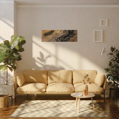 Summer Pine Tree Texture Canvas Art | Cozy Decor