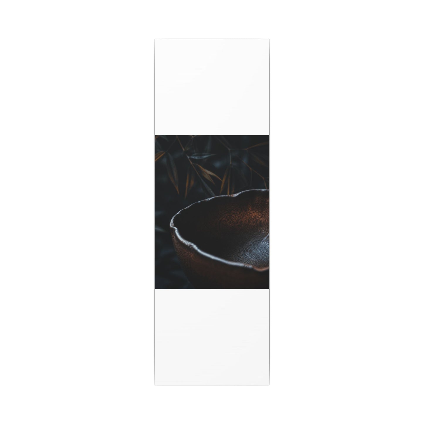 Luxurious Ceramic Bowl Canvas Art - Shadow Zen Dark Japandi