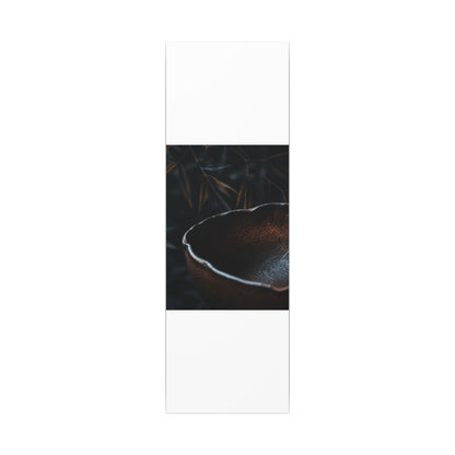 Luxurious Ceramic Bowl Canvas Art - Shadow Zen Dark Japandi