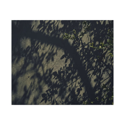 Atmospheric Shadow Play Canvas Art - Moody Minimal Dark Japandi