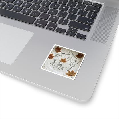 Japandi Ceramic Bowl in Dappled | Minimal Line Sticker