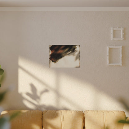 Ink Brushstroke Canvas Art | Summer Dark Japandi Moody Minimal Art