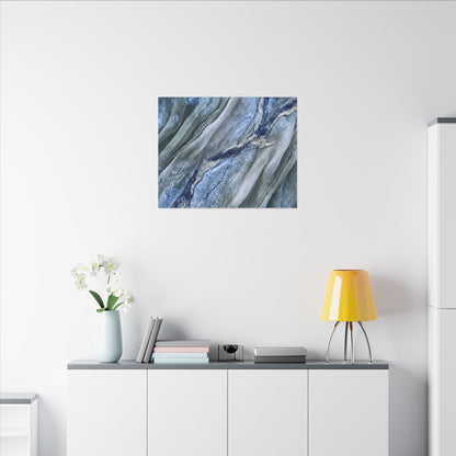 Moonlight Silk Drape Canvas Art - Japandi Mono No Aware
