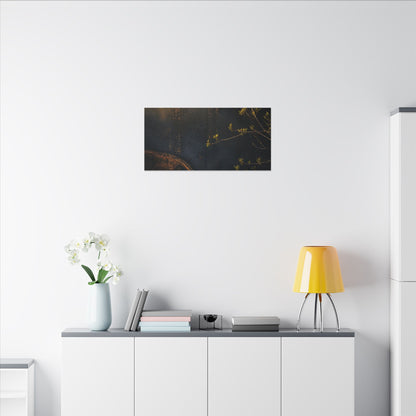 Spring Rust Patina Dark Texture Canvas Art | Moody Decor