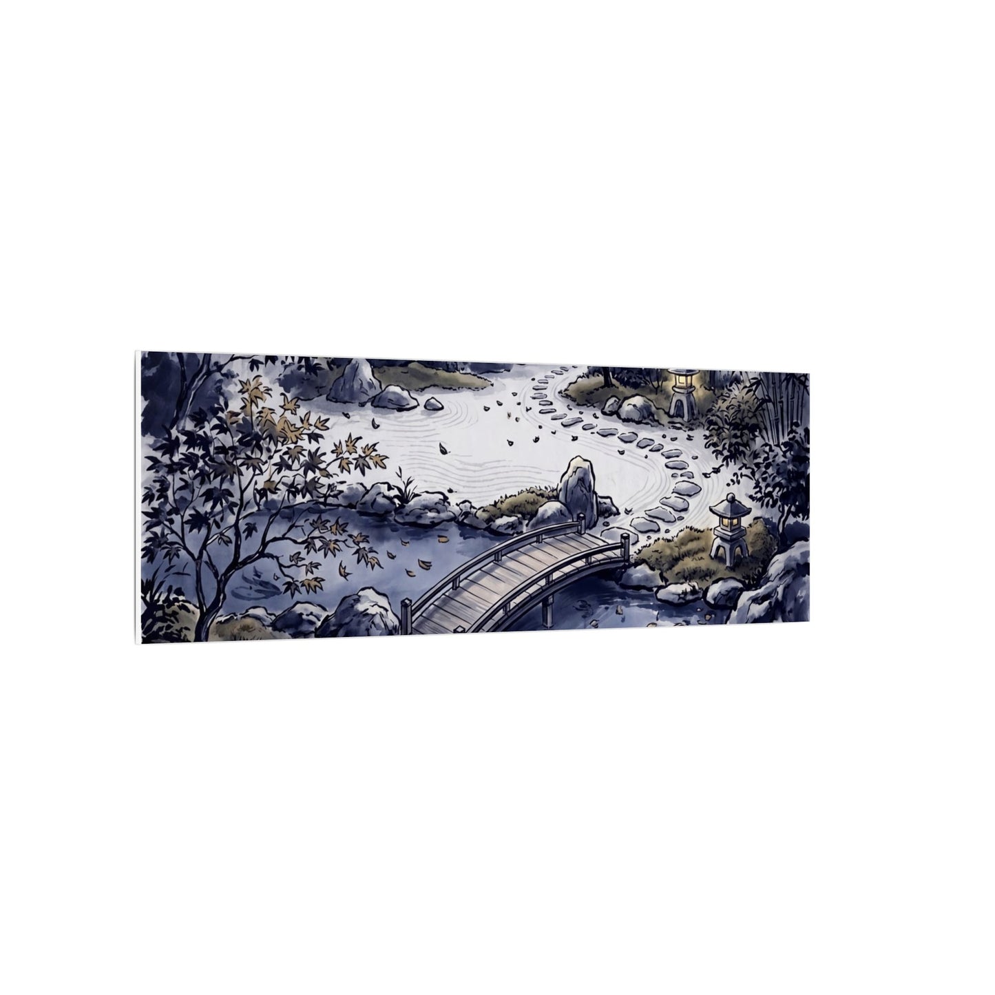 Torii Gate Enso Canvas Art | Contemplative Zen Art