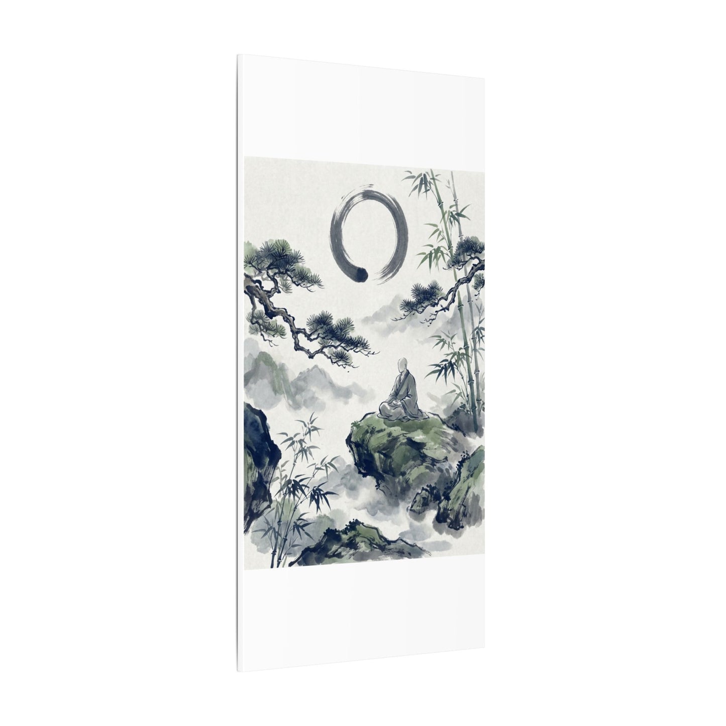 Zen Sumi-e Canvas Art